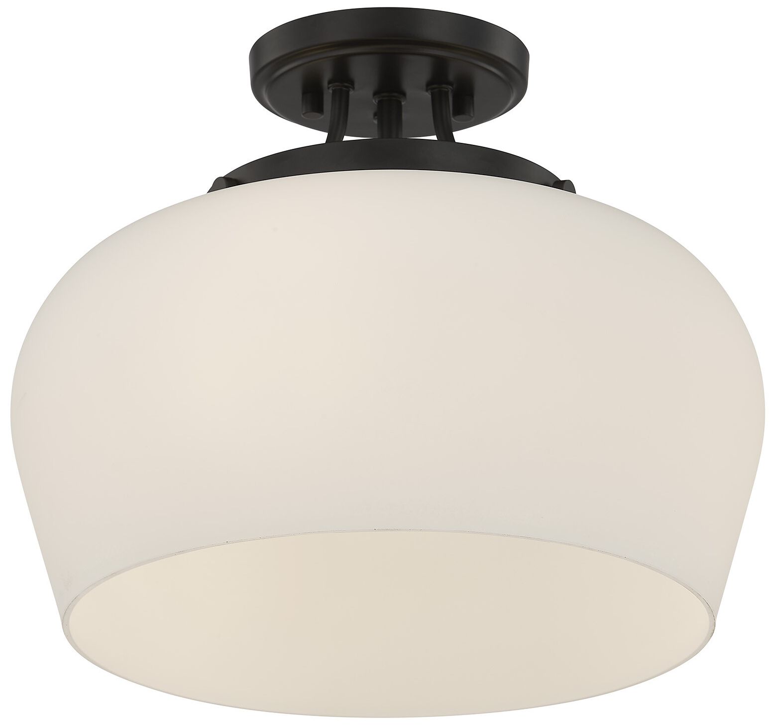 Image 3 Octave 3-Light Ceiling Light in Matte Black more views