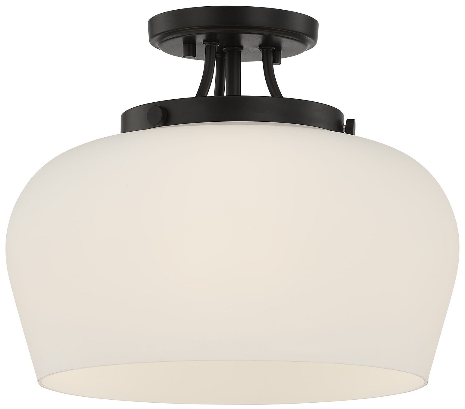 Image 4 Octave 3-Light Ceiling Light in Matte Black more views