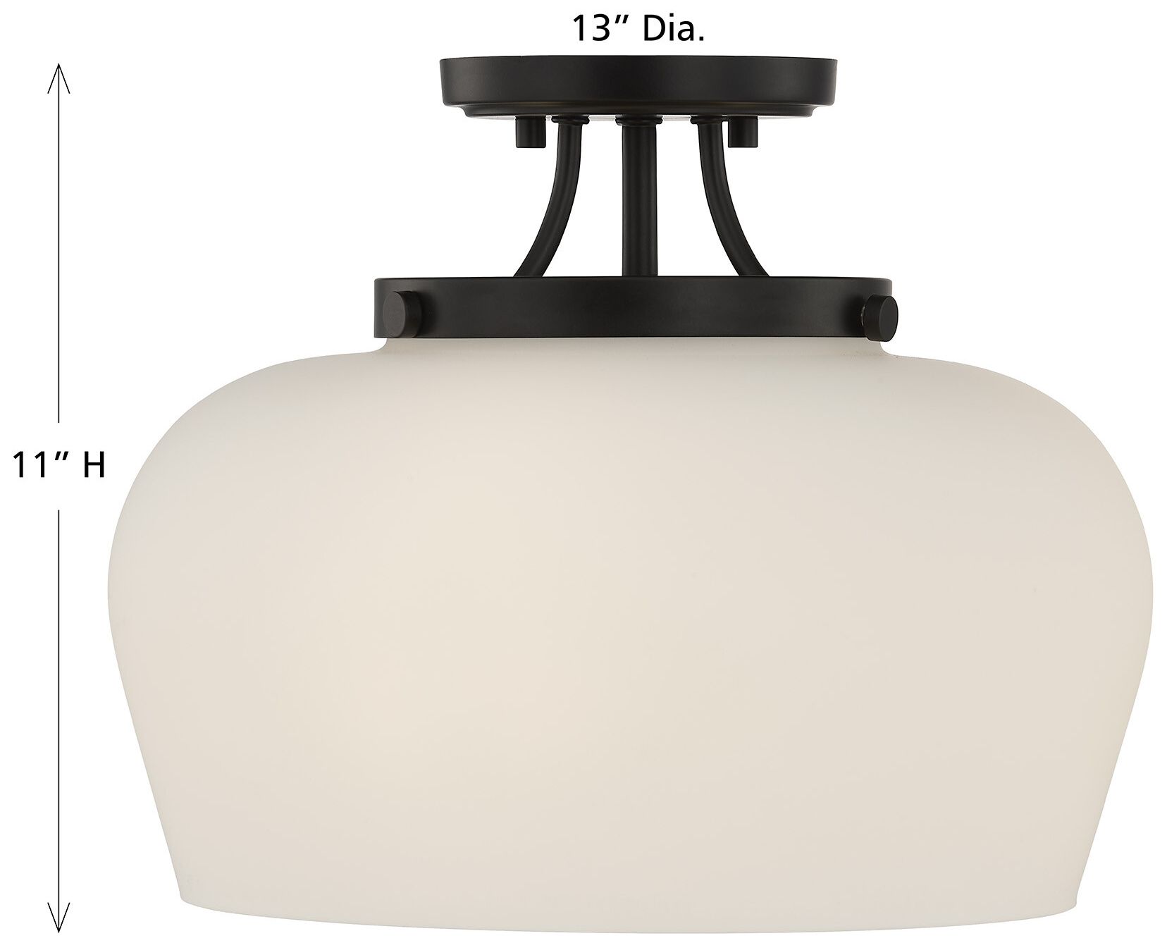 Image 5 Octave 3-Light Ceiling Light in Matte Black more views