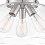 2_Octave 3-Light Ceiling Light in Satin Nickel more views