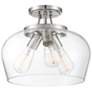 4_Octave 3-Light Ceiling Light in Satin Nickel more views