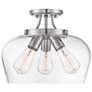 5_Octave 3-Light Ceiling Light in Satin Nickel more views