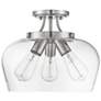 6_Octave 3-Light Ceiling Light in Satin Nickel more views