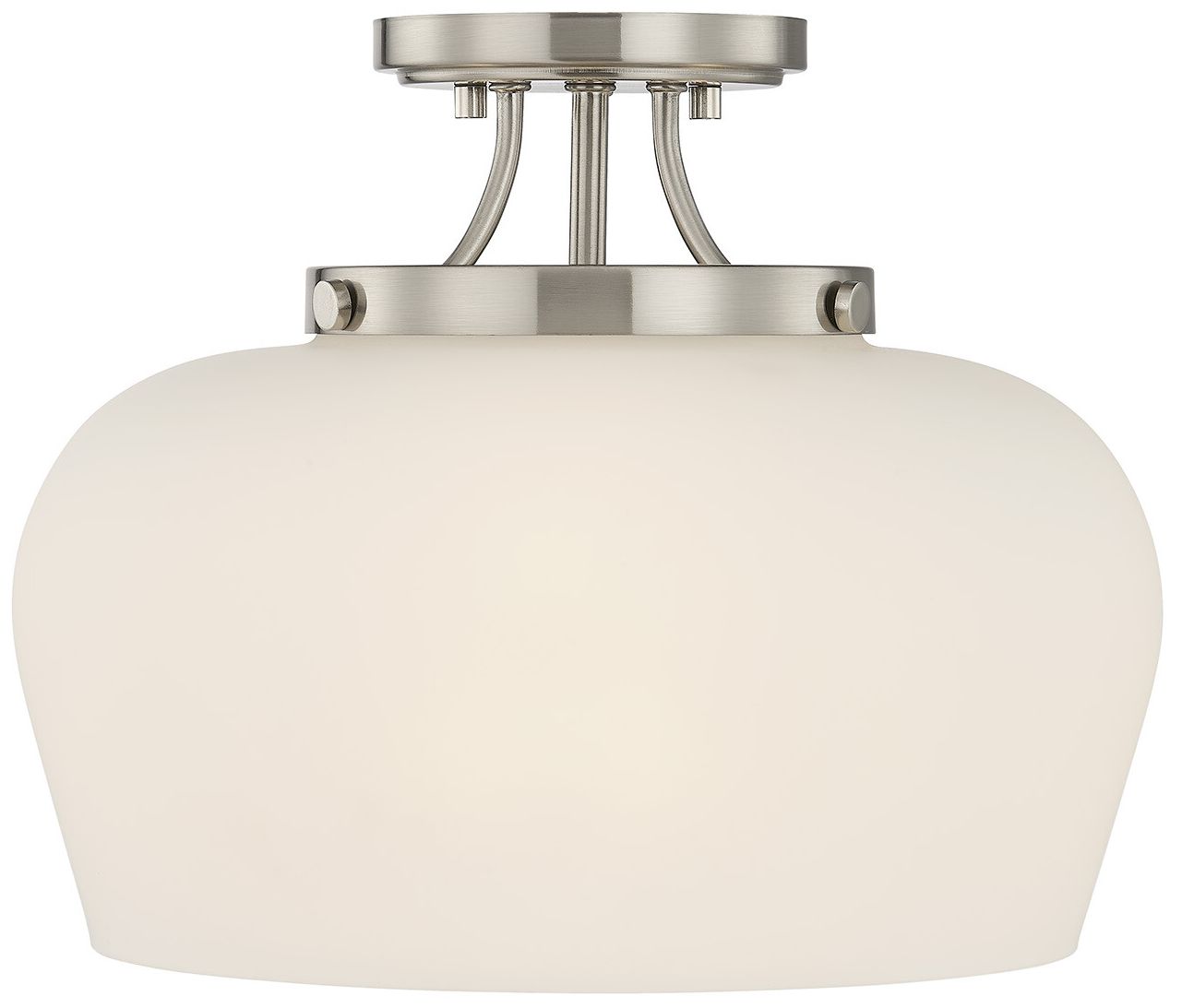 Octave 3-Light Ceiling Light in Satin Nickel