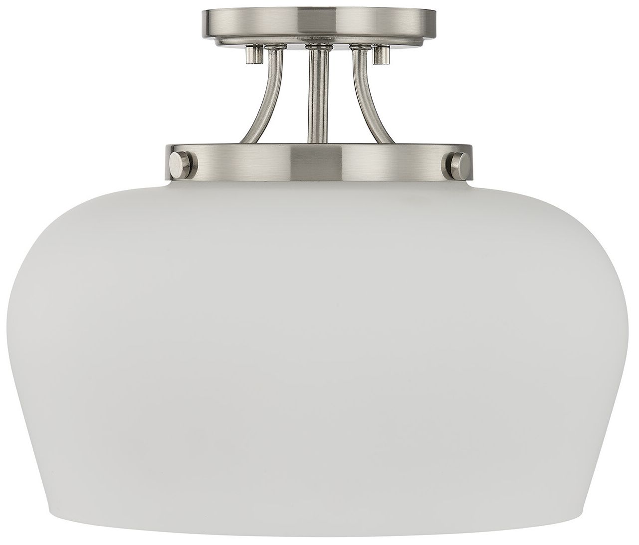 Image 2 Octave 3-Light Ceiling Light in Satin Nickel more views