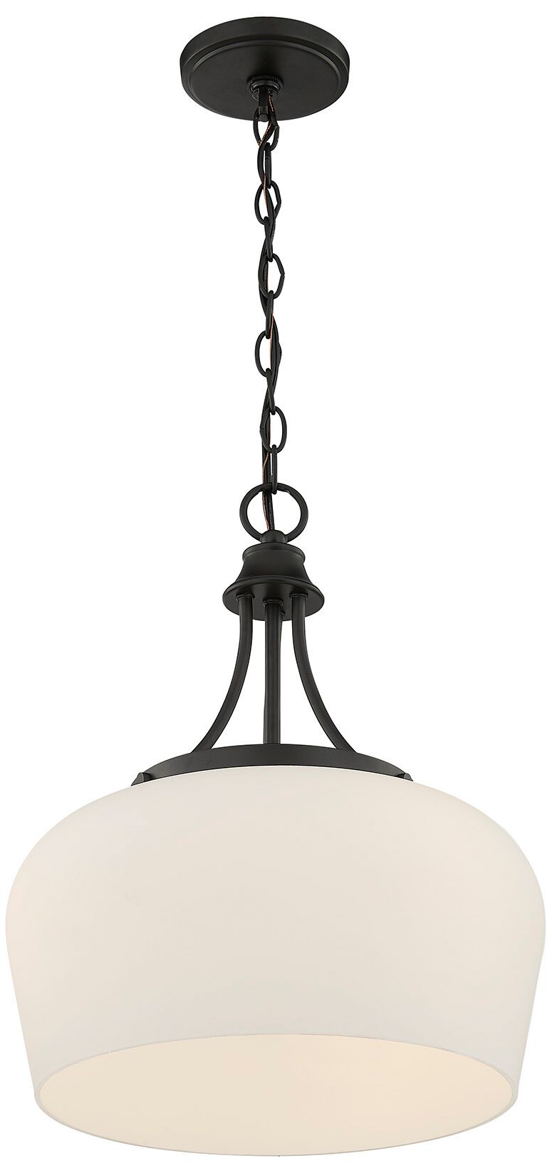 Image 3 Octave 3-Light Pendant in Matte Black more views