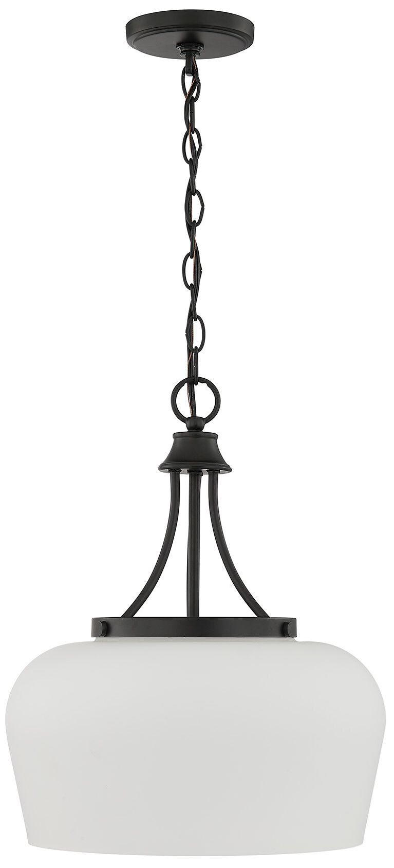 Image 5 Octave 3-Light Pendant in Matte Black more views