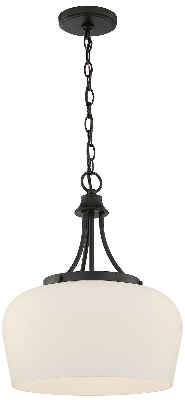 Image 6 Octave 3-Light Pendant in Matte Black more views