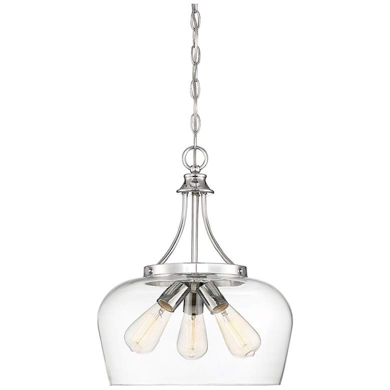 Image 1 Octave 3-Light Pendant in Polished Chrome