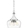 1_Octave 3-Light Pendant in Polished Chrome