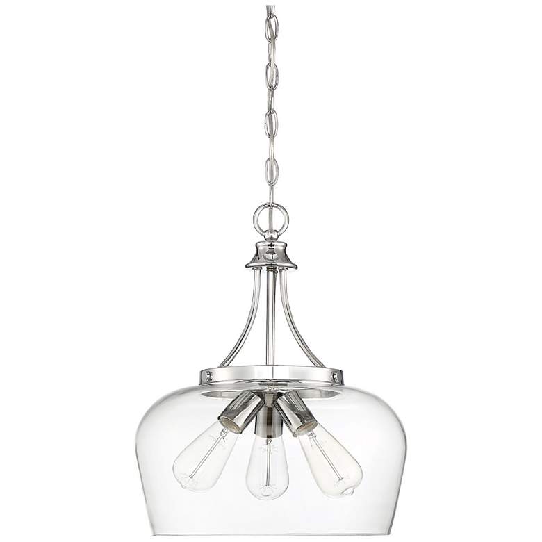 Image 2 Octave 3-Light Pendant in Polished Chrome more views