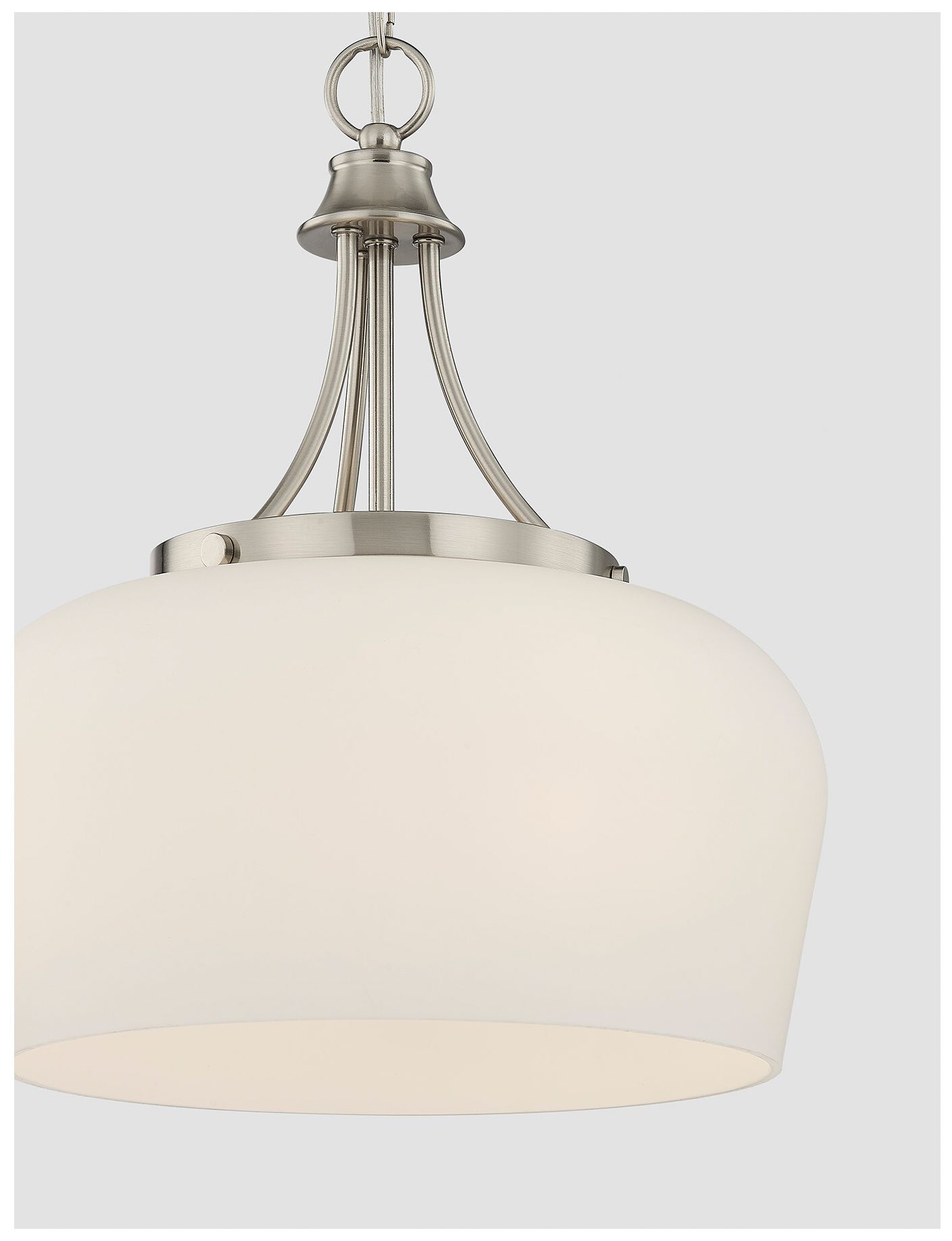 Image 3 Octave 3-Light Pendant in Satin Nickel more views