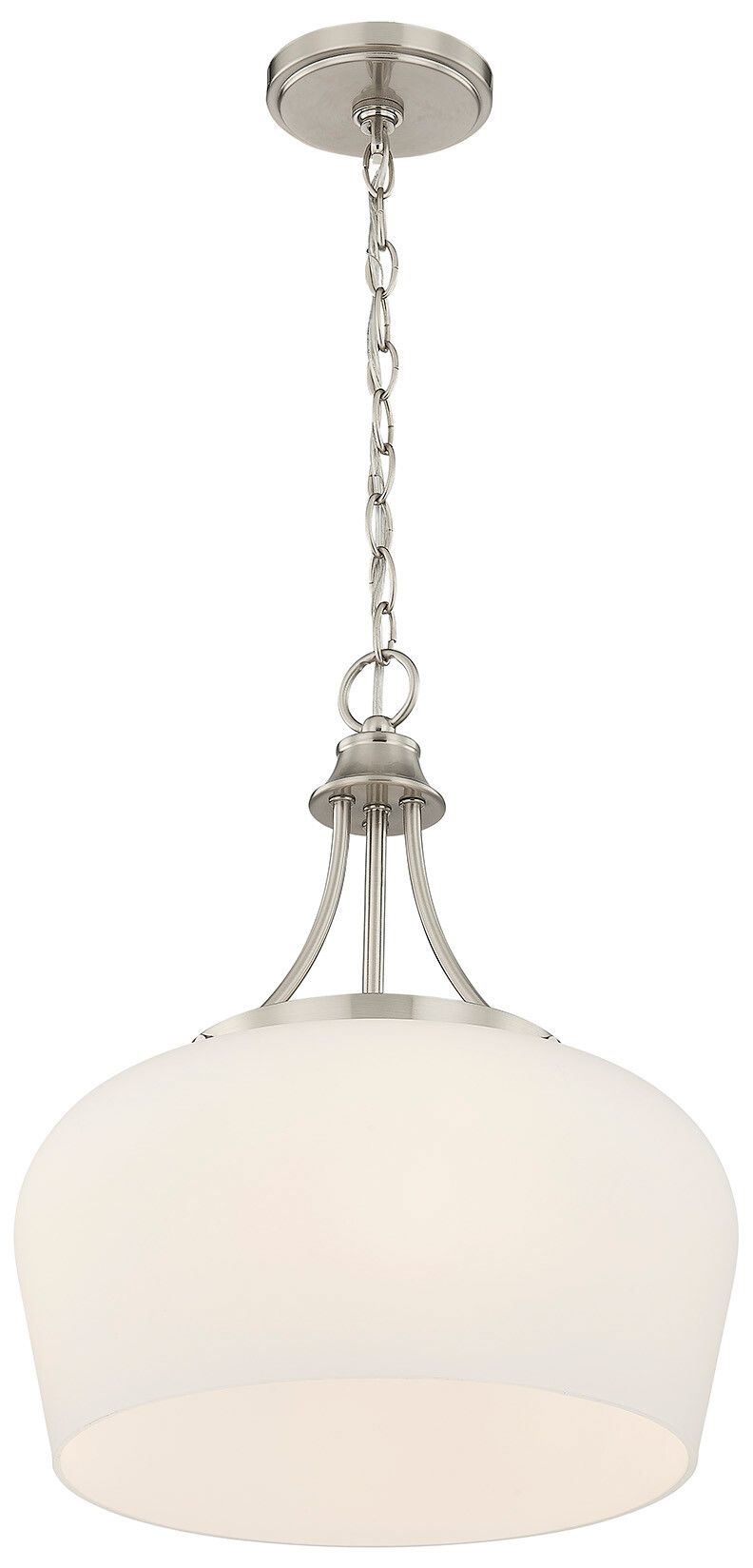 Image 4 Octave 3-Light Pendant in Satin Nickel more views