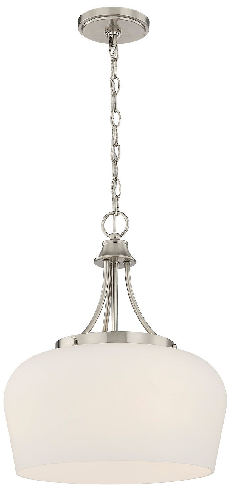 Image 6 Octave 3-Light Pendant in Satin Nickel more views