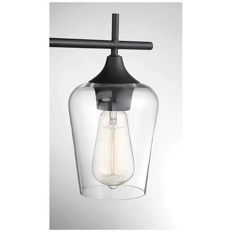 Image 6 Octave 4-Light Bathroom Vanity Light in Black more views