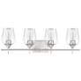 Thumbnail2 of Octave 4-Light Bathroom Vanity Light in Satin Nickel more views