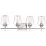Thumbnail3 of Octave 4-Light Bathroom Vanity Light in Satin Nickel more views