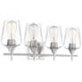 Thumbnail4 of Octave 4-Light Bathroom Vanity Light in Satin Nickel more views
