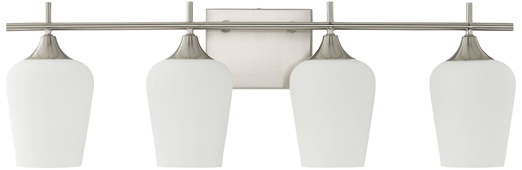 Image 3 Octave 4-Light Bathroom Vanity Light in Satin Nickel more views