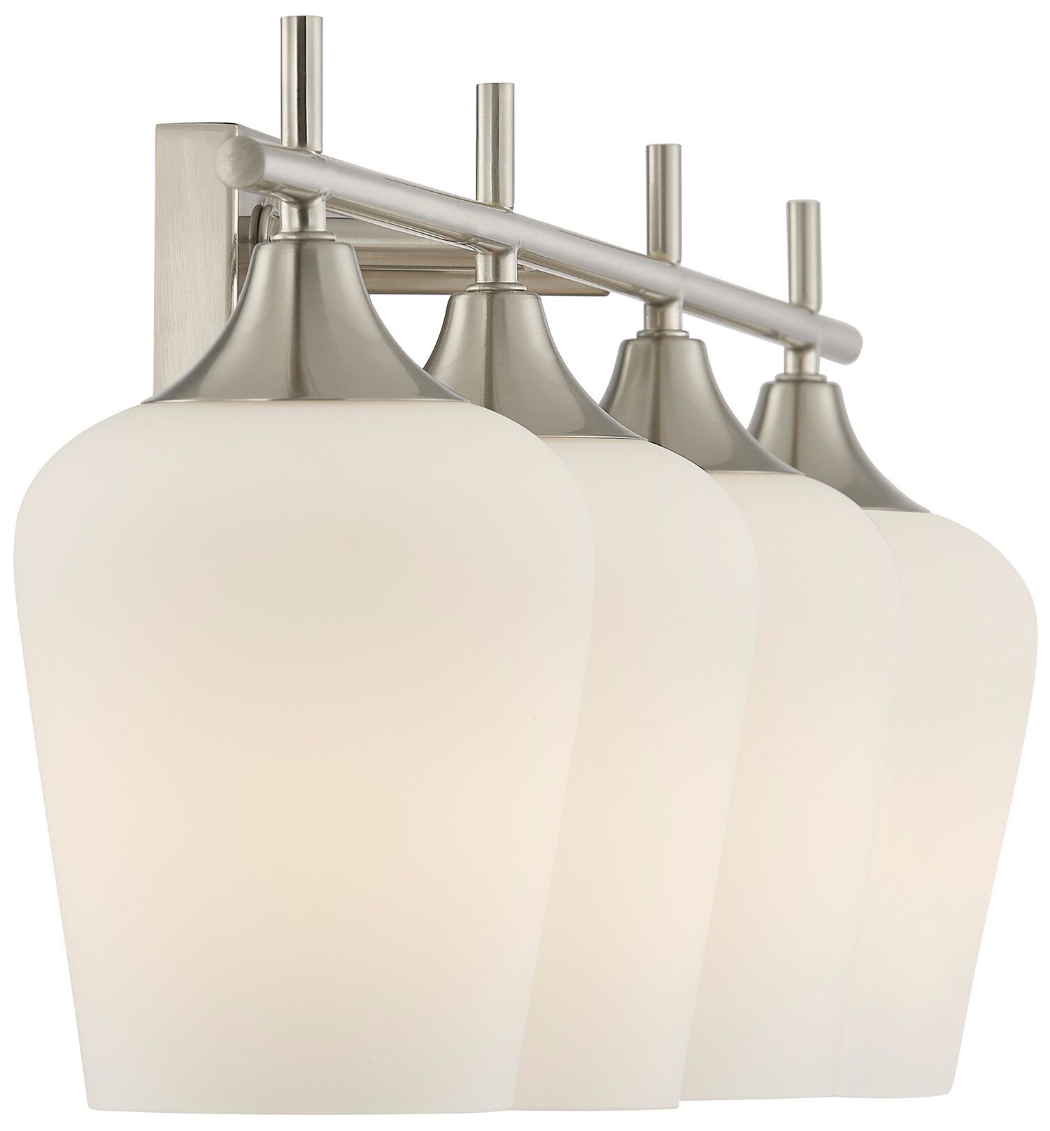Image 6 Octave 4-Light Bathroom Vanity Light in Satin Nickel more views