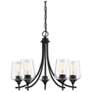 2_Octave 5-Light Chandelier in Black
