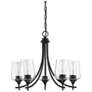 Thumbnail3 of Octave 5-Light Chandelier in Black more views