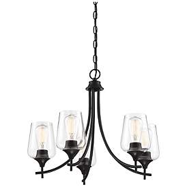 Image5 of Octave 5-Light Chandelier in Black more views