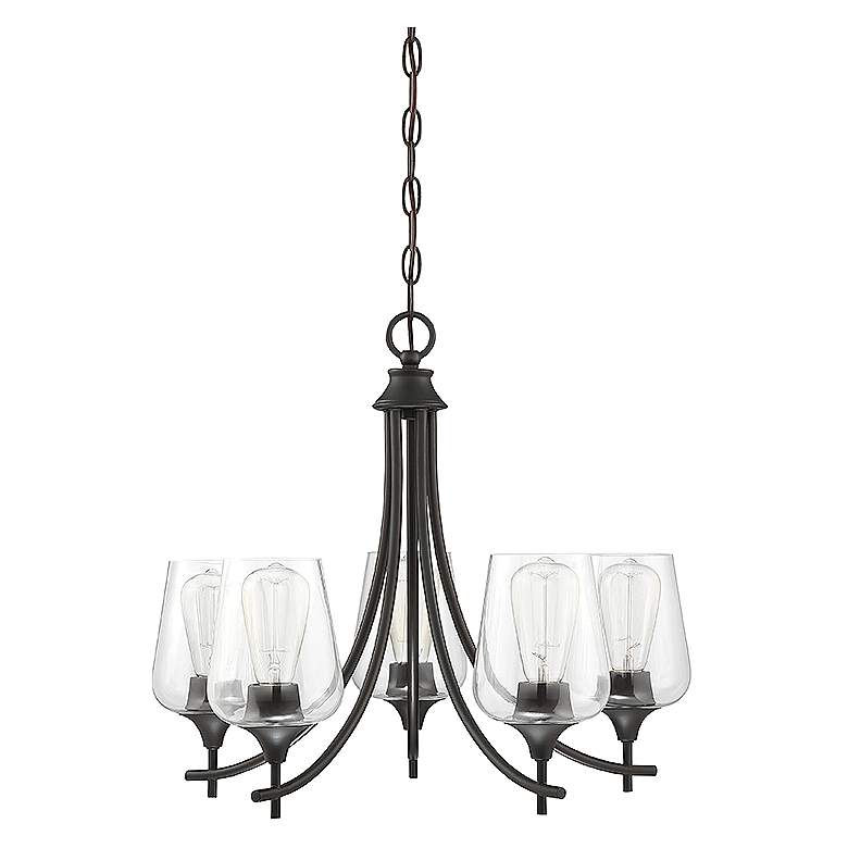 Image 2 Octave 5-Light Chandelier in English Bronze more views