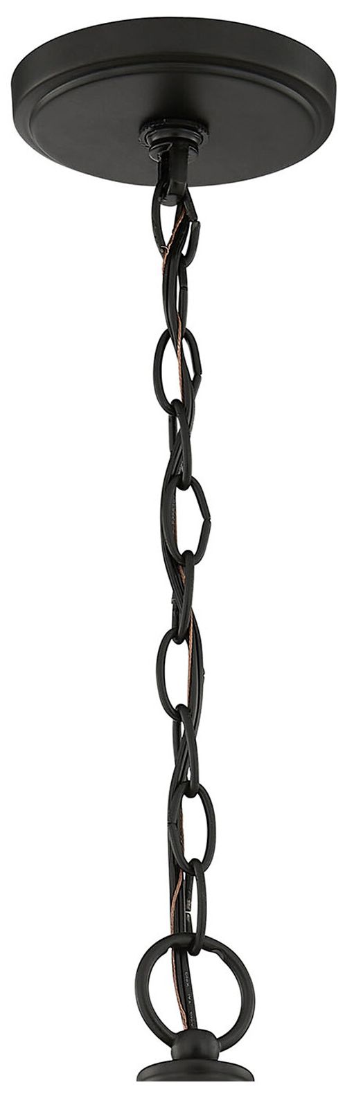 Image 4 Octave 5-Light Chandelier in Matte Black more views