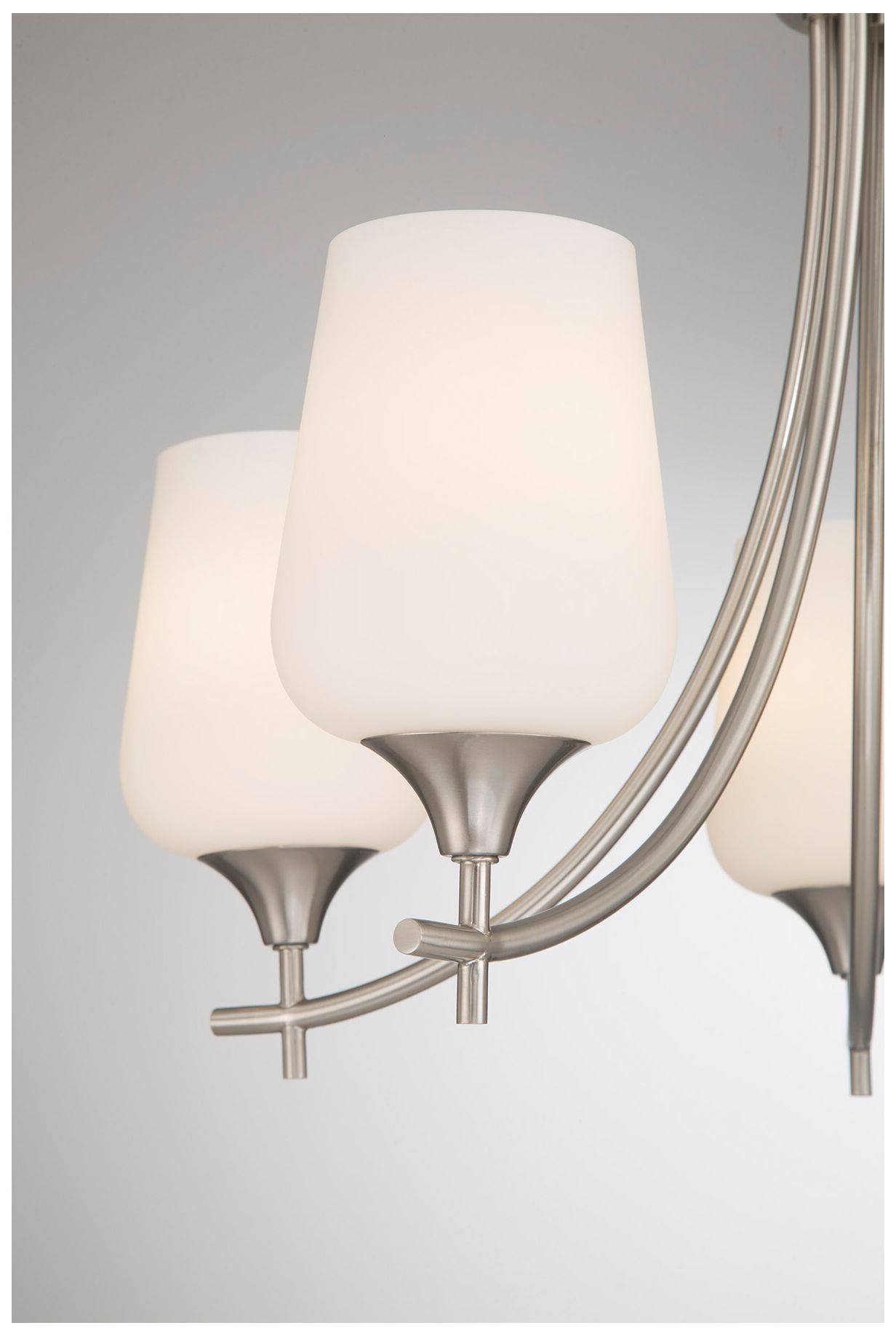 Image 3 Octave 5-Light Chandelier in Satin Nickel more views