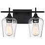 1_Octave 9 1/2" High English Bronze 2-Light Wall Sconce