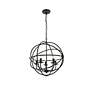 5_Octavia 19 3/4" Wide Dark Brown 5-Light Globe Pendant more views