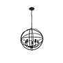 6_Octavia 19 3/4" Wide Dark Brown 5-Light Globe Pendant more views