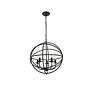 7_Octavia 19 3/4" Wide Dark Brown 5-Light Globe Pendant more views