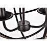 Thumbnail4 of Octavia Collection Pendant D14 H15 Lt:3 Dark Brown Finish more views