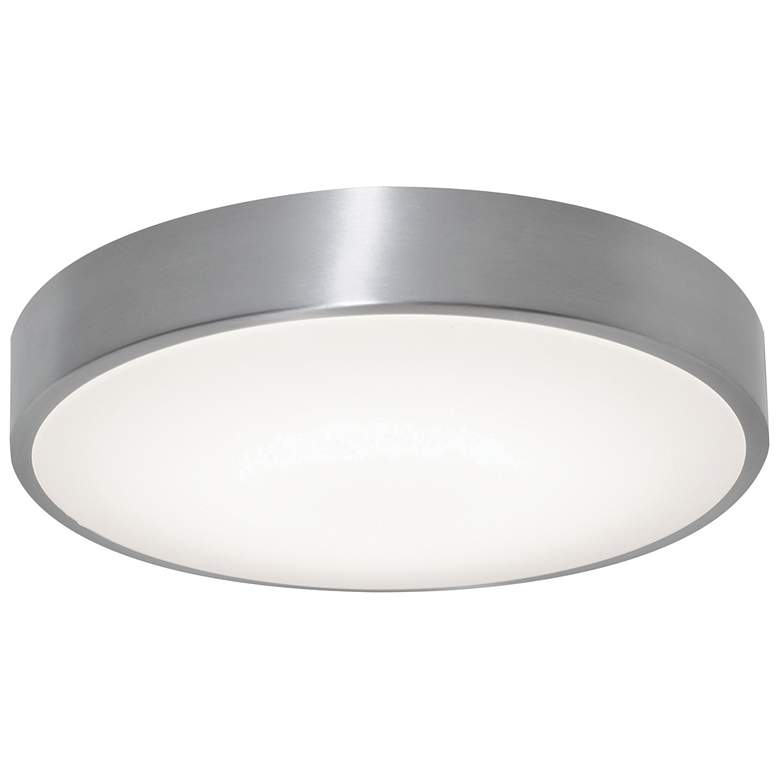 Image 1 Octavia LED Flushmount - 12" - Brushed Aluminum