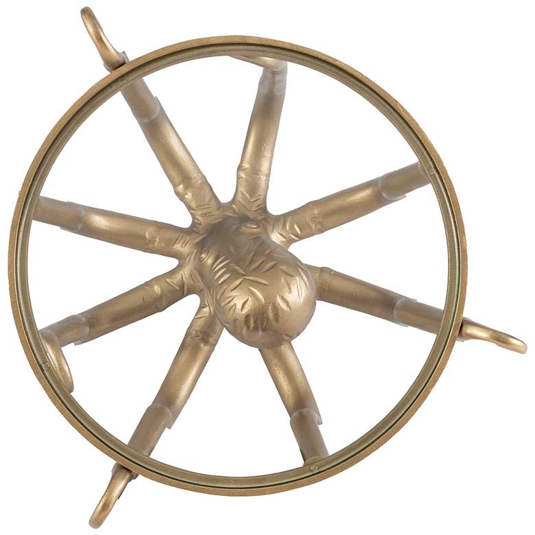 Image 3 Octavia Octopus 20" Wide Antique Gold Side Table more views