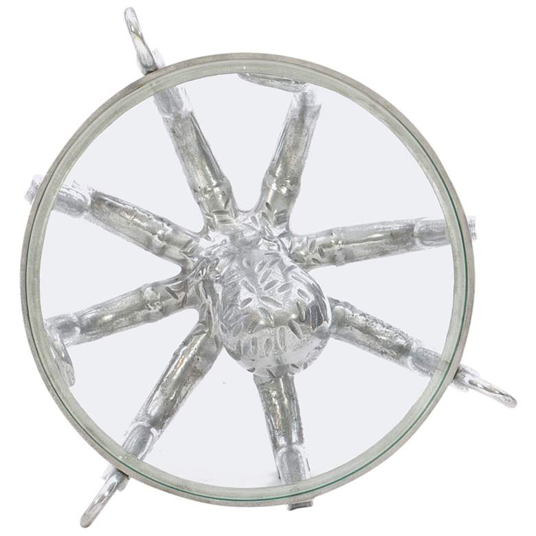 Image 3 Octavia Octopus 20" Wide Silver Side Table more views