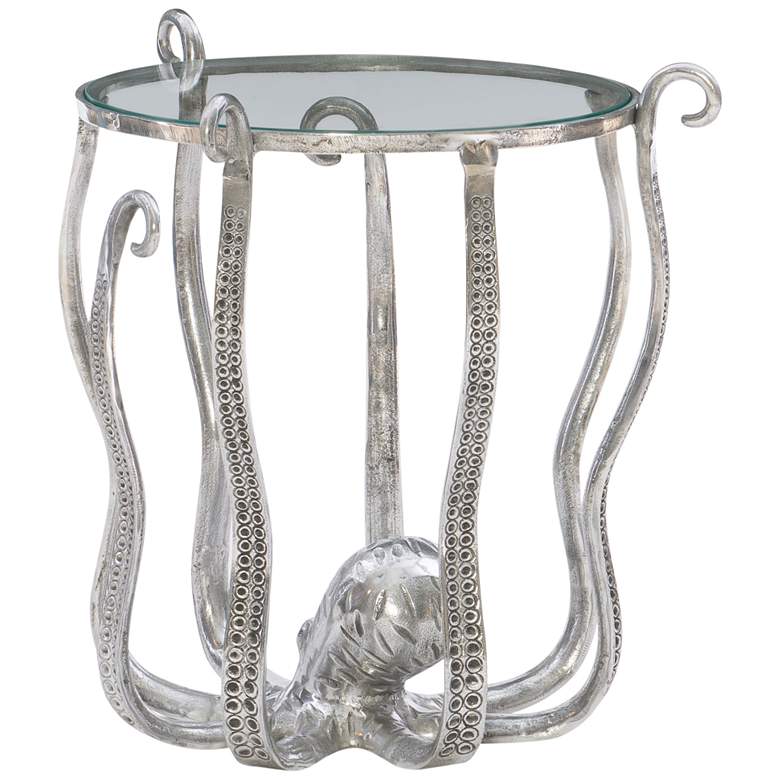 Image 5 Octavia Octopus 20" Wide Silver Side Table more views
