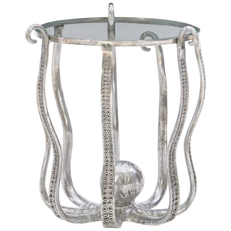 Image 6 Octavia Octopus 20" Wide Silver Side Table more views
