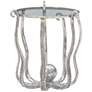 Octavia Octopus 20" Wide Silver Side Table
