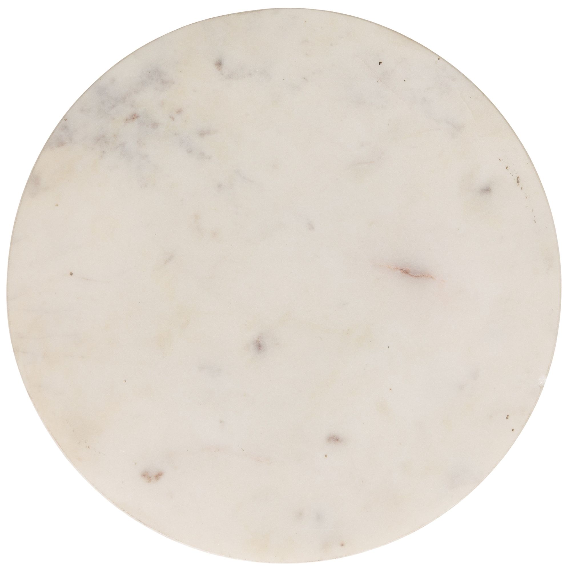 Image 5 Octavia Round Marble Top Accent Table with Sculptural Ball Base more views