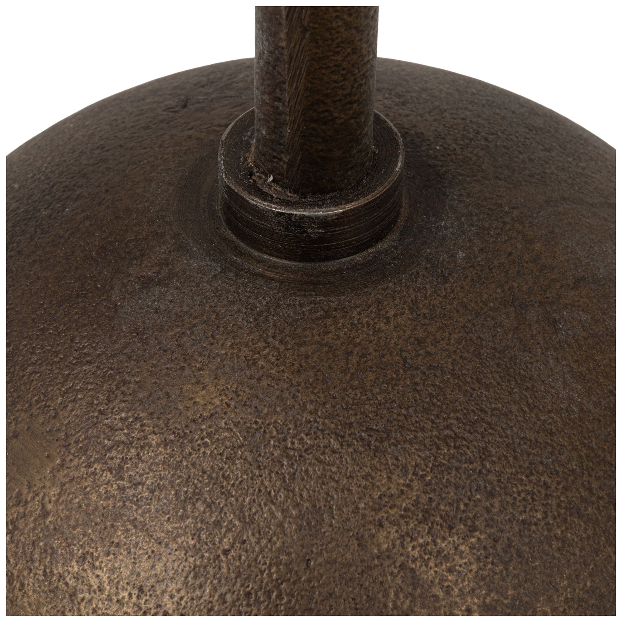 Image 6 Octavia Round Marble Top Accent Table with Sculptural Ball Base more views