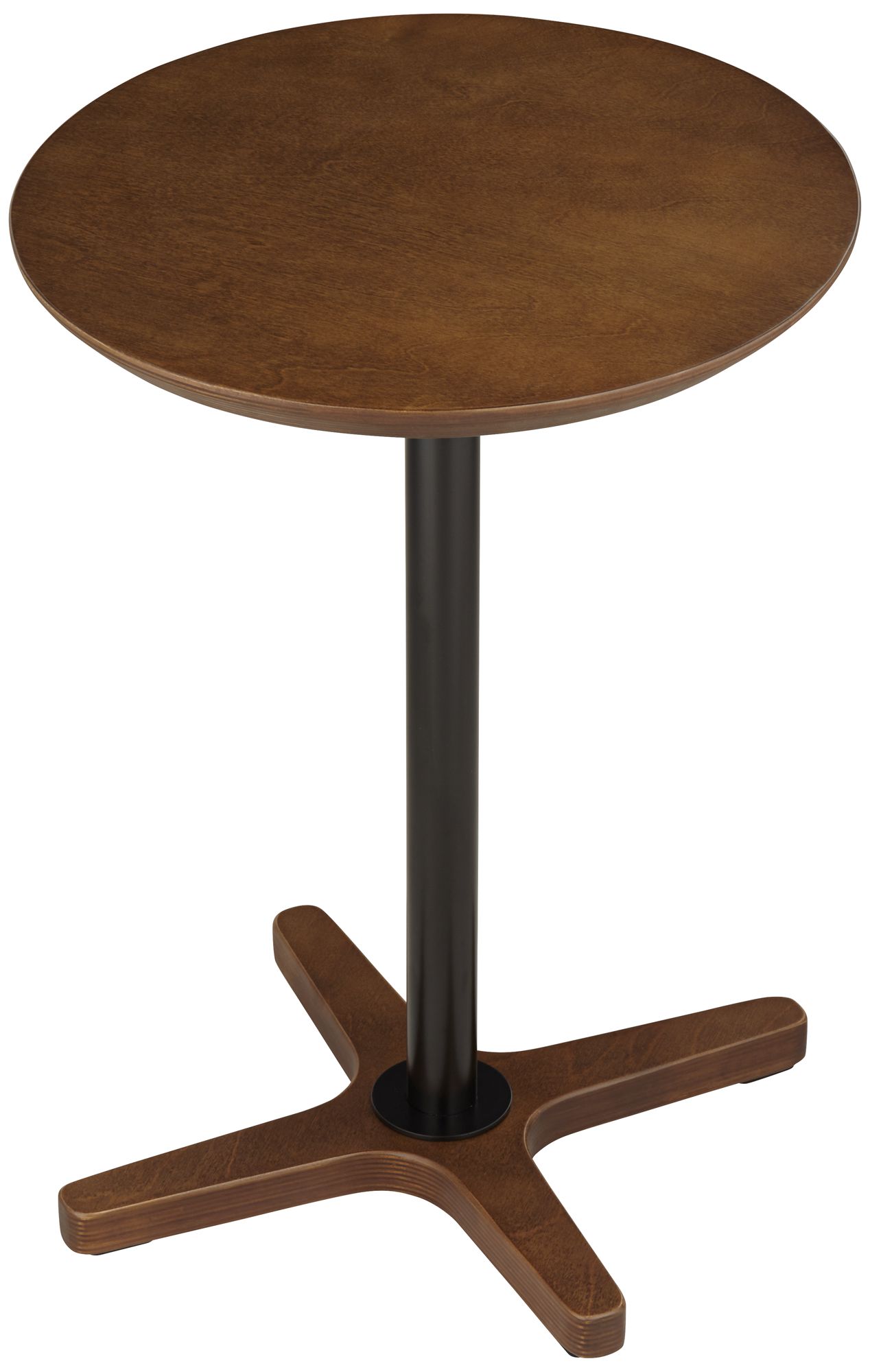 Octavian 15 1/4" Wide Walnut Standing Table in scene