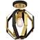 Octo 11" Wide Warm Gold and Bronze Ceiling Light
