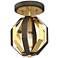 Octo 7" Wide Warm Gold and Bronze Ceiling Light