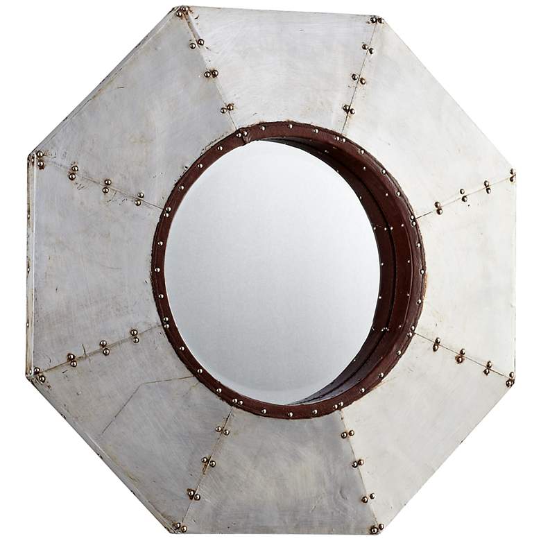 Image 1 Octo Metal 24 inch x 24 inch Wall Mirror