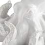 2_Octopus 9 1/4" Wide Shiny White Decorative Figurines Set of 2 more views