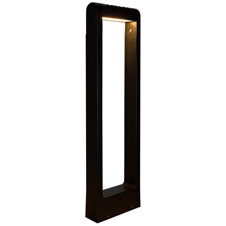 Image 1 Oculum 24 inchH Black Low Voltage LED Landscape Bollard Light