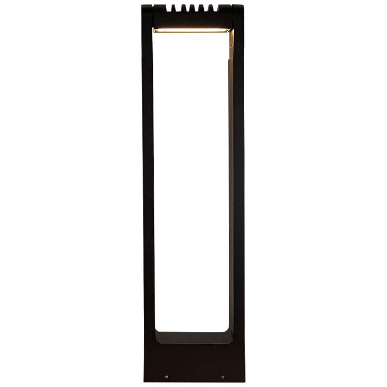 Image 4 Oculum 24 inchH Black Low Voltage LED Landscape Bollard Light more views